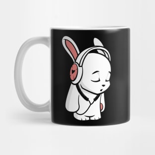 Love Music Cartoon Bunny Mug